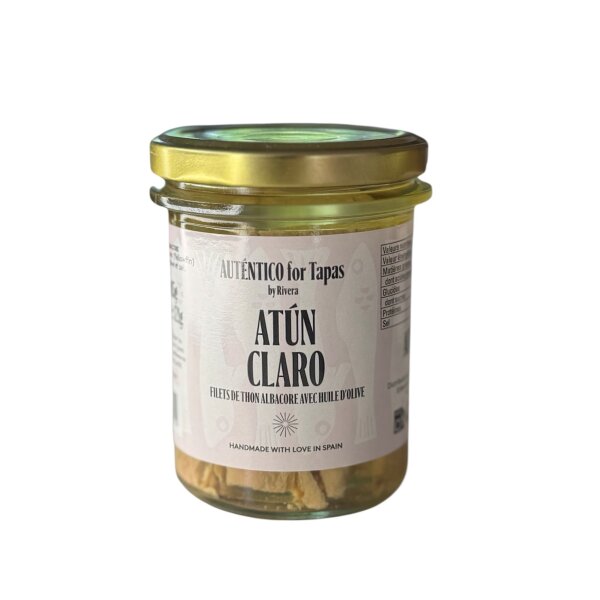 Thunfischfilets in Olivenöl (Yellowfin) AUTENTICO (Glas), 185/121g