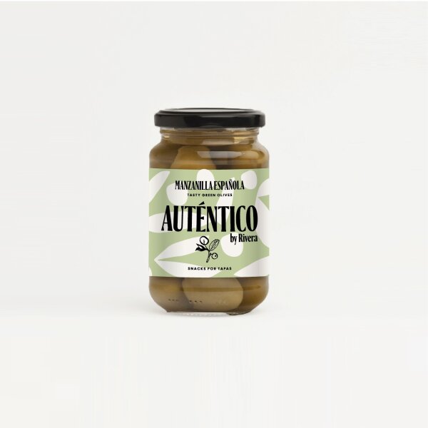 Oliven Manzanilla Española ohne Stein AUTENTICO, 350/200g