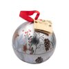 Weihnachtskugel gefüllt mit Keksen BIO Biscuterie Provence 80g