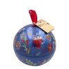 Weihnachtskugel gefüllt mit Keksen BIO Biscuterie Provence 80g