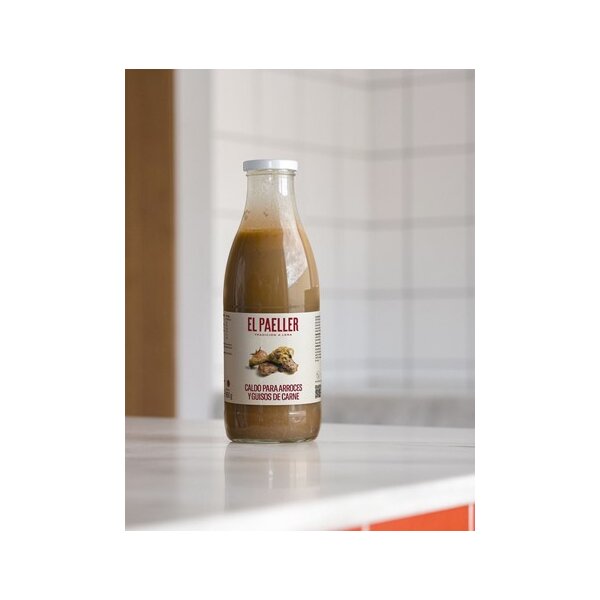 Caldo de Carne Fleischbrühe mit Sofrito El Paeller, 100cl