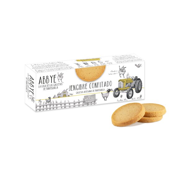 Cookie Abbye Ginger 140g