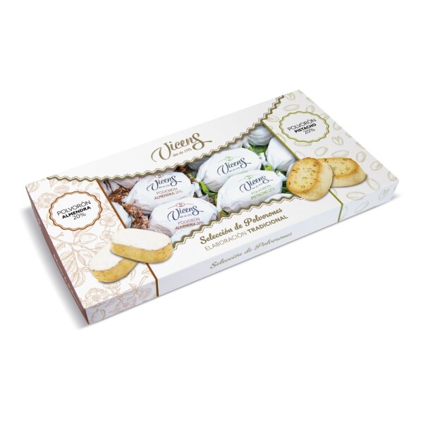 Polvorones Almendra & Pistacho Vicens 480g