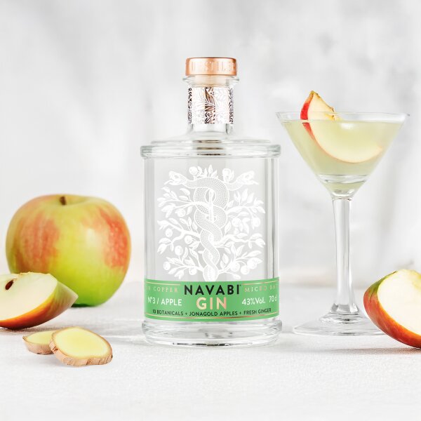 Gin Navabi Apple Destileria de Madrid 43% Vol., 70cl