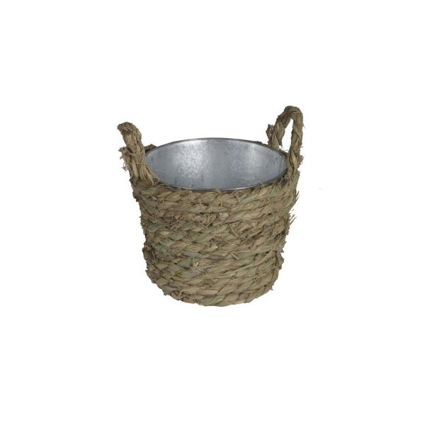 Korb CB Blumentopf mit Metallkern 19x16