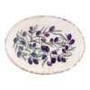 Teller SG Oval mit Olivenmotiv