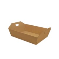 Geschenkkorb rechteckig CL GROSS mit Griff aus Karton in...