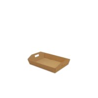 Geschenkkorb rechteckig CL KLEIN aus Karton, mit Griff in...