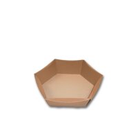 Geschenkkarton CL KLEIN 6-Eckig, BRAUN