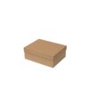 Kartonbox CL MIT Deckel Rot & braunem Wellkarton