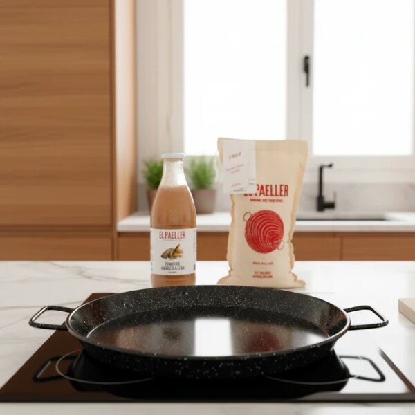 Paella Pfanne für Induktion 34 CM