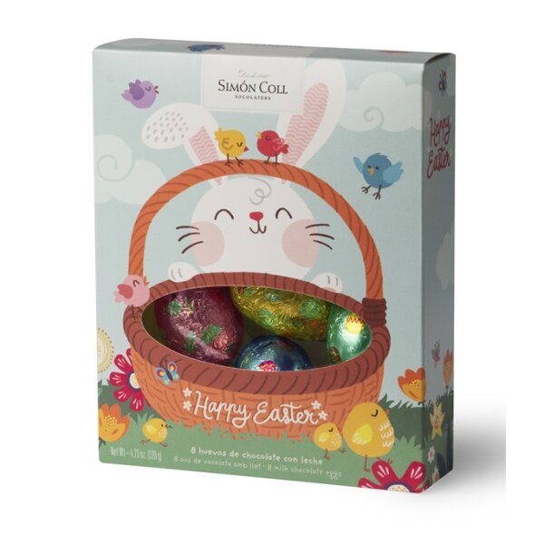 Happy Easter Schokoladeneier 8x15g Simon Coll