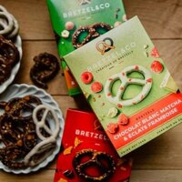Bretzel weisse Schokolade mit Matcha und Himbeeren 100g...