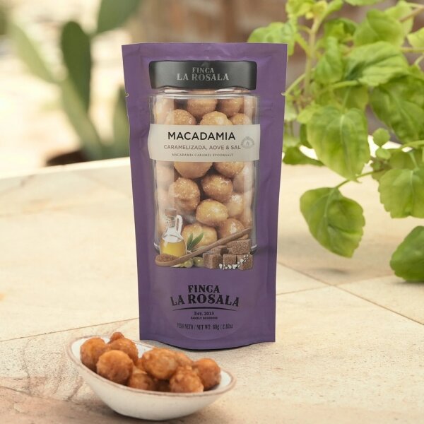 Macadamia karamelisiert Doypack La Rosala, 80g