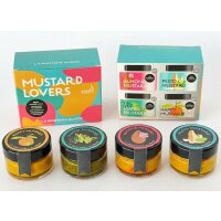 Senf Mustard Lovers Pack 4x60g, La Montana Alinos