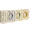 Tasse IT Porzellan mit Blumenmuster ROSA