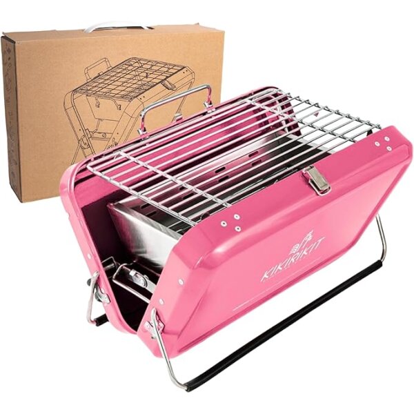 BBQ Mini Grill Rosa Hot Kikirikit Inox