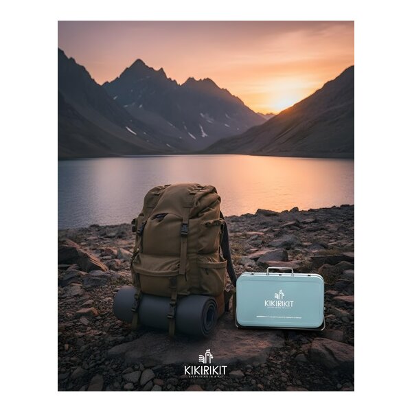 BBQ Mini Grill Turquoise Kikirikit Inox