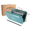 BBQ Mini Grill Turquoise Kikirikit Inox