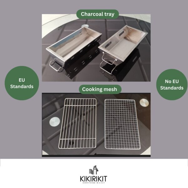 BBQ Mini Grill Marrocan Blue Hot Kikirikit Inox