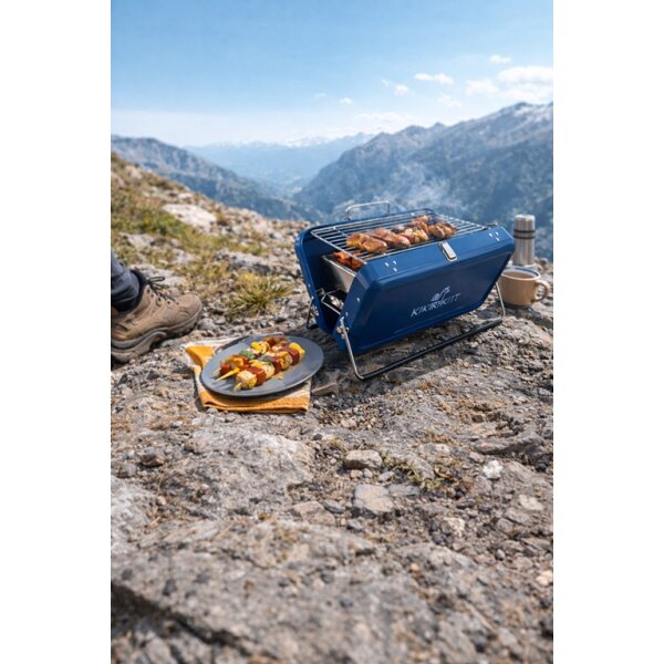 BBQ Mini Grill Marrocan Blue Hot Kikirikit Inox