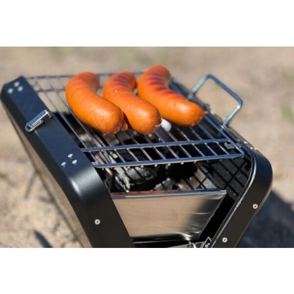 BBQ Mini Grill Orange Kikirikit Inox