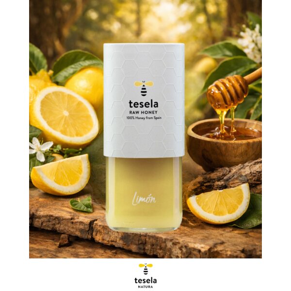 Zitronenhonig Tesela Natura, 320g