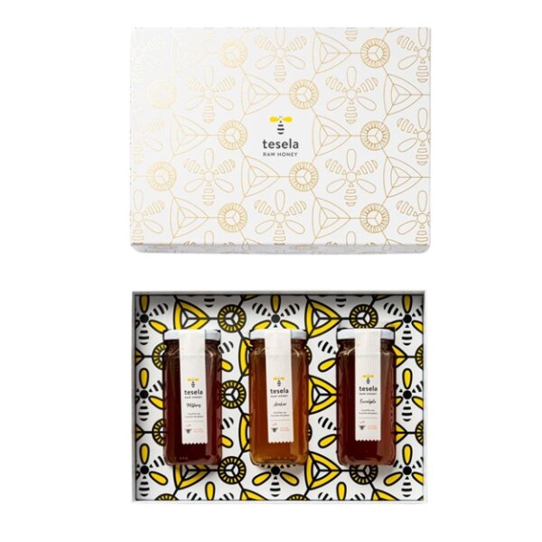 Honig-Etnico-Geschenkbox Tesela Natura, 3x320g
