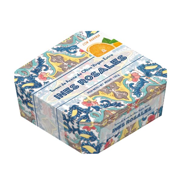 Ines Rosales Tortas Sevilla Orange Azulejo KARTON, 150g