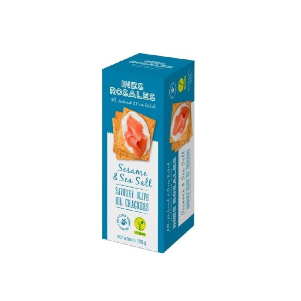 Ines Rosales Cracker Sesam/Meersalz 120g